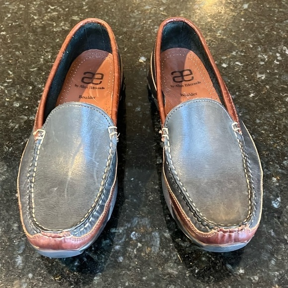 ALLEN Edmonds Boulder Venetian Driving Moccasin Sz 9.5 - Picture 1 of 5